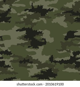 
Abstract vector military camo, army uniform pattern, stylish clothing background.