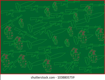 Abstract Vector Military Camouflage Background