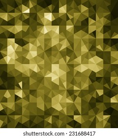 Abstract Vector Military Camouflage Background Made of Geometric Triangles Shapes