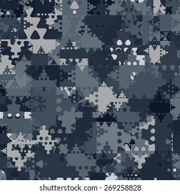 Abstract Vector Military Camouflage Background