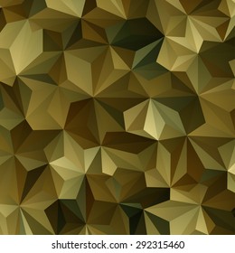 Abstract Vector Military Camouflage Background Made of Geometric Triangles Shapes