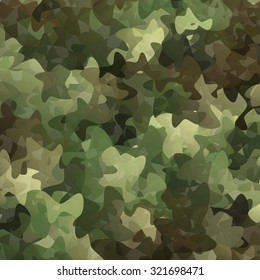 Abstract Vector Military Camouflage Background Made of Splash