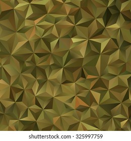 Abstract Vector Military Camouflage Background Made of Geometric Triangles Shapes