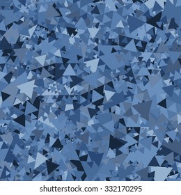 Abstract Vector Military Camouflage Background Made of Geometric Splash