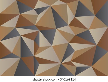 Abstract Vector Military Camouflage Background Made of Geometric Triangles Shapes
