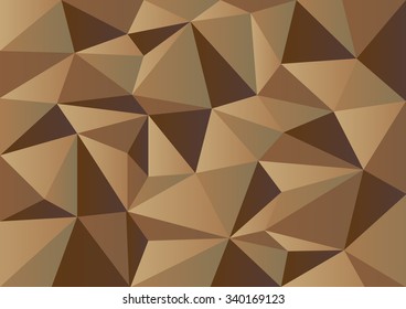 Abstract Vector Military Camouflage Background Made of Geometric Triangles Shapes