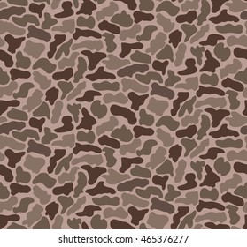 Abstract Vector Military Camouflage Background Made of Splash. Seamless Camo Pattern for Army Clothing.