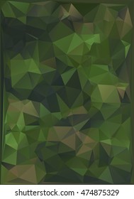 Abstract Vector Military Camouflage Background Made of Geometric Triangles Shapes.
Vector illustration.