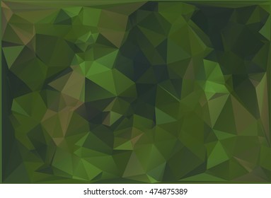 Abstract Vector Military Camouflage Background Made of Geometric Triangles Shapes.
Vector illustration.