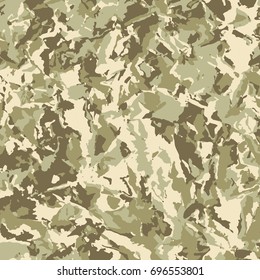 Abstract Vector Military Camouflage Background Made of Splash. Camo Pattern for Army Clothing.