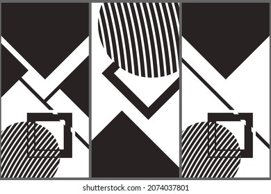 Resumen del fondo minimalista vectorial. Ilustración geométrica con círculos.