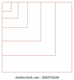 Abstract vector minimalist geometric design 