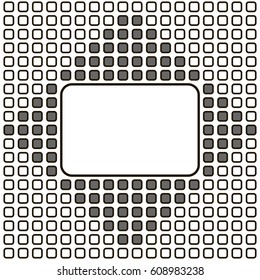Abstract vector. Modern background with space in center for your message.