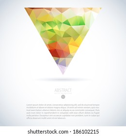 abstract vector modern background with triangle object line water colorful abstraction background scene multicolor digital glass ripple cloud fashionable stylish site deal wave relaxed art creative ba