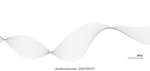 Fondo moderno de Vector Abstractas con líneas onduladas y partículas. EPS10
