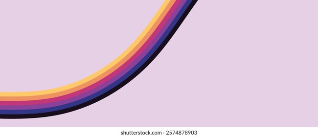 Abstract vector modern background with wavy lines and particles. EPS10