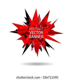 Abstract vector modern banner