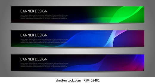 
Abstract vector modern brochure or banner with wavy lines / annual report /design templates / future Poster template design
