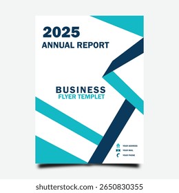 Abstract vector modern Business flyers, brochure, magazine with background blue cover vector size template