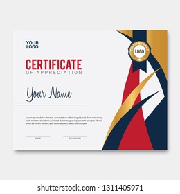 Abstract vector Modern Certificate, Vector, result, award, design templates with white background.