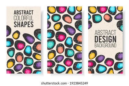 Resumen vector arte colorido moderno forma el fondo de los círculos de huevos con marco gráfico para texto o logotipo. Banner de plantilla de diseño, volante, portada de medios sociales, afiche futurista, venta especial de ofertas