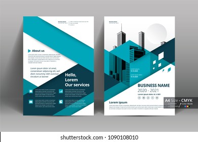Abstract vector modern flyer  brochure / annual report /design templates / stationery  with white background in size a4 