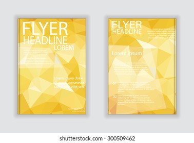 Abstract vector modern flyer brochure design templates with business Template vector 