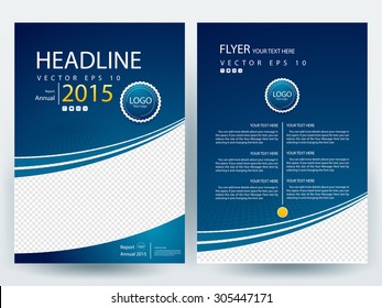 Abstract vector modern flyer  brochure / annual report /design templates / stationery  with white background in size a4 