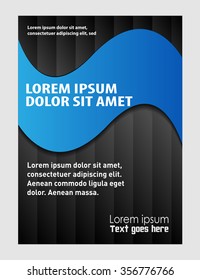 Abstract vector modern flyer brochure design templates
