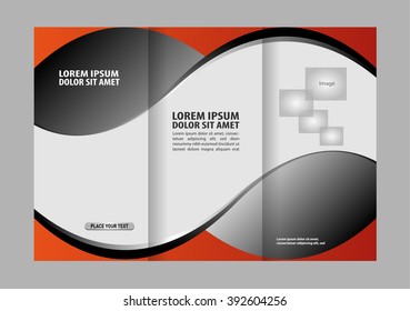 Abstract vector modern flyer / brochure design template
