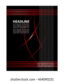 Abstract vector modern flyer brochure design templates
