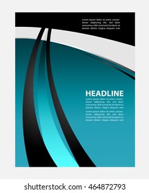 Abstract vector modern flyer brochure design templates
