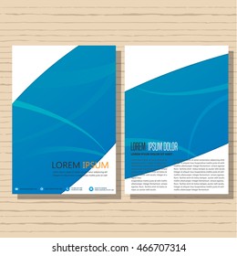 Abstract vector modern flyer / brochure design template