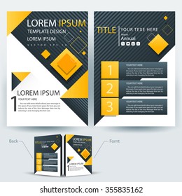 Abstract vector modern flyers brochure / annual report /design templates / stationery with white background in size a4