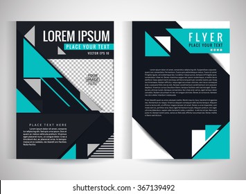 Abstract vector modern flyers brochure / annual report /design templates / stationery with white background in size a4