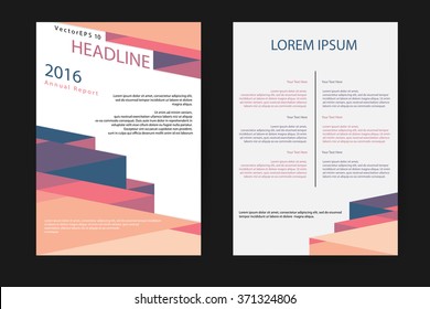 Abstract vector modern flyers brochure, booklet, annual report,design templates with white background in size a4.