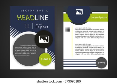 Folleto de volantes modernos vectores abstractos, folleto, informe anual, plantillas de diseño con fondo blanco en tamaño a4.