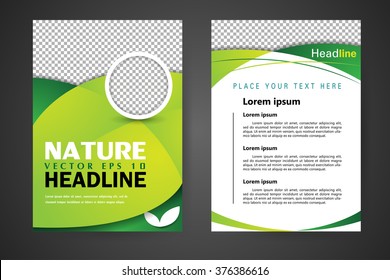 Abstract vector modern flyers brochure, booklet, annual report, design templates with white background in size a4.
