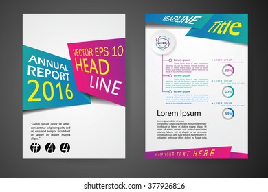 Abstract vector modern flyers brochure, booklet, annual report, design templates with white background in size a4.