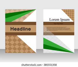 Abstract vector modern flyers brochure / annual report /design templates / stationery with grey background