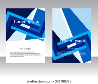 Abstract vector modern flyers brochure, design templates