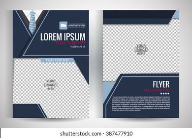 Abstract vector modern flyers brochure / annual report /design templates / stationery with white background in size a4