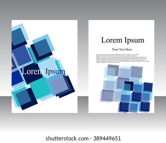 Abstract vector modern flyers brochure