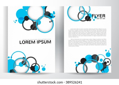 Abstract vector modern flyers brochure / annual report /design templates / stationery with white background in size a4