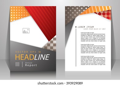 Abstract vector modern flyers brochure, booklet, annual report, design templates with white background in size a4.