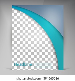 Abstract vector modern flyers brochure. Business brochure flyer design layout template in A4