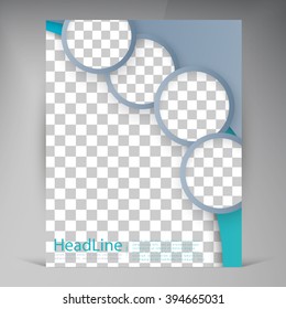Abstract vector modern flyers brochure. Business brochure flyer design layout template in A4