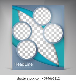Abstract vector modern flyers brochure. Business brochure flyer design layout template in A4