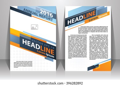 Abstract vector modern flyers brochure, booklet, annual report, design templates with white background in size a4.