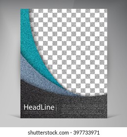Abstract vector modern flyers brochure. Business brochure flyer design layout template in A4